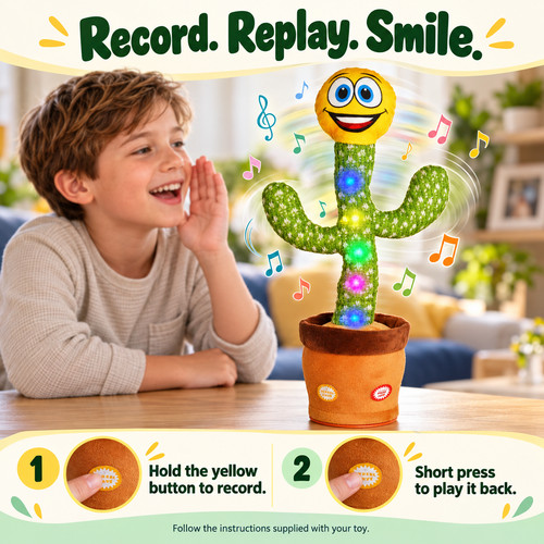 Dancing talking cactus - dancing,